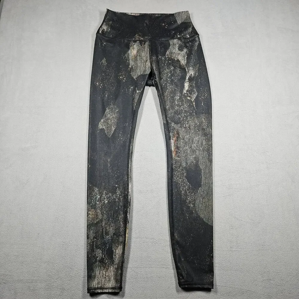 Alo Yoga Womens Medium High Waisted Airbrush Leggings in Canyon Camouflage